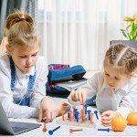 Wooden Triangle Peg Game - 2 Pack Set