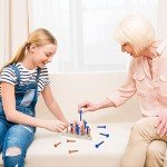 Wooden Triangle Peg Game - 2 Pack Set