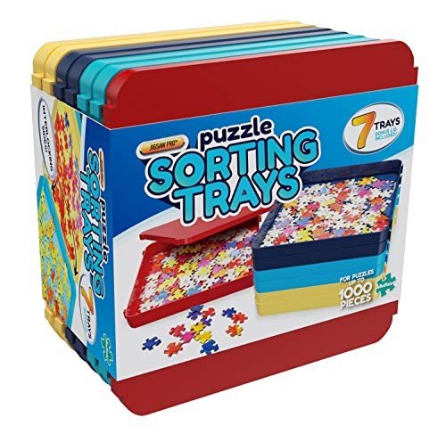 Puzzle Sorting Trays Set - 7 Count