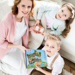 Dinosaur Wooden Puzzles Set for Kids, 4 Pack