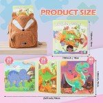 Magnetic Dinosaur Puzzles for Toddlers and Kids