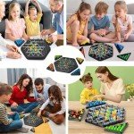 Triangle Chess Game with Rubber Bands - Fun for All!