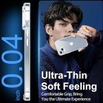 jaroco for iPhone 13 Case 6.1-Inch, Non-Yellowing Shockproof Phone Bumper Cover, Anti-Scratch Clear