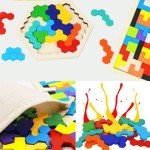 Wooden Russian Block Puzzle Set - 2 Pack