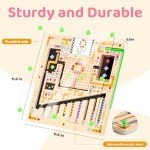 Magnetic Color and Number Maze Puzzle for Kids