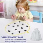 Magnetic Chess Game with Stones - Fun Strategy!