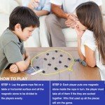 Magnetic Chess Game with Stones - Fun Strategy!