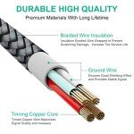 etguuds 2-Pack 3ft USB C Cable 3A Fast Charge, USB A to Type C Charger Cord Braided for Samsung Galaxy A15 A25 A35 A55 A54, S24 S23 S22 S21 S20 S10 S10E, Note 20 10, Moto G, for iPhone 16 15