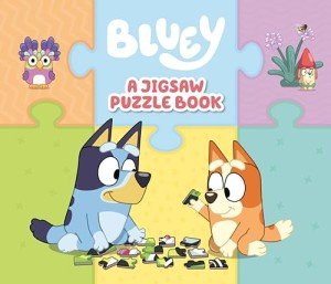 Bluey Jigsaw Puzzle Book with 4 Puzzles