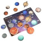 Solar System Wooden Puzzle Toy for Kids