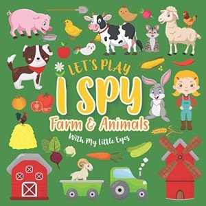 I Spy Farm Animals Puzzle Book for Kids