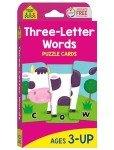 Three-Letter Words Puzzle Cards for Kids