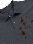 Hamilton Beach Men's Short Sleeve Polo Shirts, SpotShield Stain Resistant, Sizes S-5X, Royal, 4X-Large