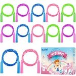 Colorful 12-Pack Kids Jump Ropes for Fun