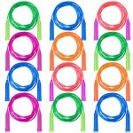 12 Pack Colorful Kids Jump Ropes Set