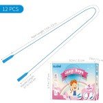 Colorful 12-Pack Kids Jump Ropes for Fun