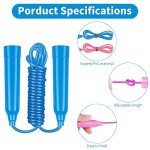 Colorful 12-Pack Kids Jump Ropes for Fun