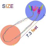 12 Pack Colorful Kids Jump Ropes Set