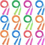 12 Pack Colorful Kids Jump Ropes Set