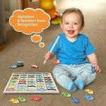 Wooden Magnetic Fishing Game for Toddlers