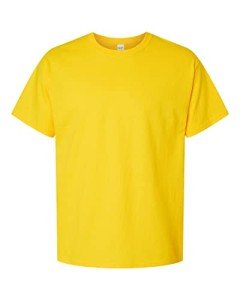 Hanes Mens Essential-T T-Shirt, XL, Athletic Yellow