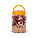 60 Pcs Safari Animal Figurines for Kids