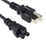 3 Prong Power Cord Replacement Power Cable for Computers, TV, Monitors, Dell, IBM, HP, Asus, Sony, Samsung, Toshiba, Lenovo, Acer, Epson Printer, LG LED LCD Smart 1080p HDTV, 6 Ft AC Cable
