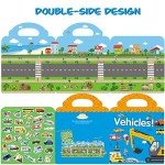 Kids' Reusable Vehicle Sticker Book for Learning