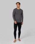 32 Degrees Heat Men's Lightweight Baselayer Legging | 4-Way Stretch | Thermal| Form Fitting, Black, Large