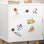 Kids' Reusable Vehicle Sticker Book for Learning