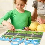Kids' Reusable Vehicle Sticker Book for Learning