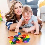 LOVESTOWN Wooden Alphabet Animal Jigsaw Puzzle