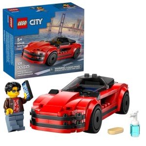 LEGO City Red Sports Car Building Toy Under $10