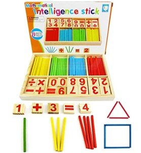 Montessori Counting Sticks Educational Toy Set