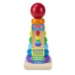 Melissa & Doug Rainbow Stacker Toy for Kids