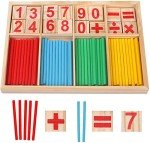 Montessori Counting Sticks Educational Toy Set