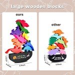 Montessori Dinosaur Stacking Toys for Toddlers