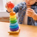 Melissa & Doug Rainbow Stacker Toy for Kids