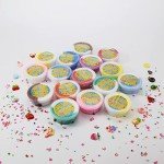16 Pack Two-Toned Butter Slime Kit for Kids