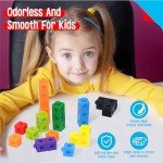 100 Math Linking Cubes for Early Learning Fun