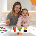 100 Math Linking Cubes for Early Learning Fun