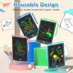 4-Pack Colorful LCD Writing Tablets for Kids