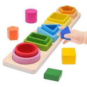 Montessori Stacking Toys for Toddlers 1-3