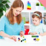 100 Math Linking Cubes for Early Learning Fun
