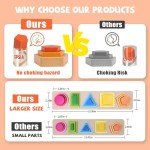 Montessori Stacking Toys for Toddlers 1-3