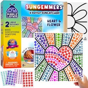 Purple Ladybug Suncatcher Kits for Kids