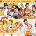 Wooden Burger Stacking Toys for Kids Under $10
