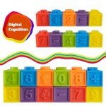 12PCS Mini Soft Stacking Blocks for Babies