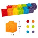 12PCS Mini Soft Stacking Blocks for Babies