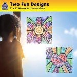 Purple Ladybug Suncatcher Kits for Kids